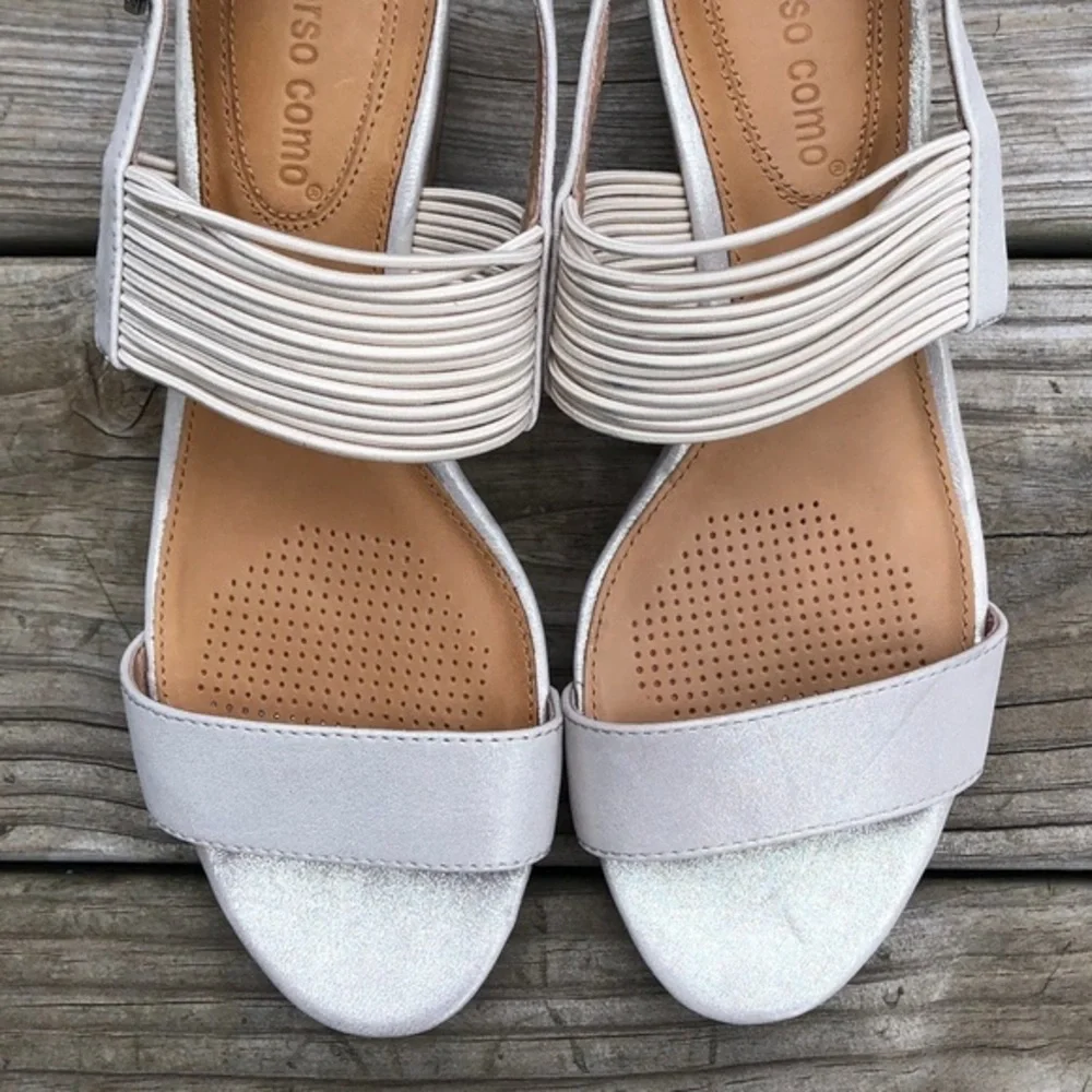 New Corso Como platform wedges size 7.5